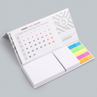 Календарь настольный Пятерочка Пятерочка, В развернутом виде 210*302 мм, основание картон капа ...